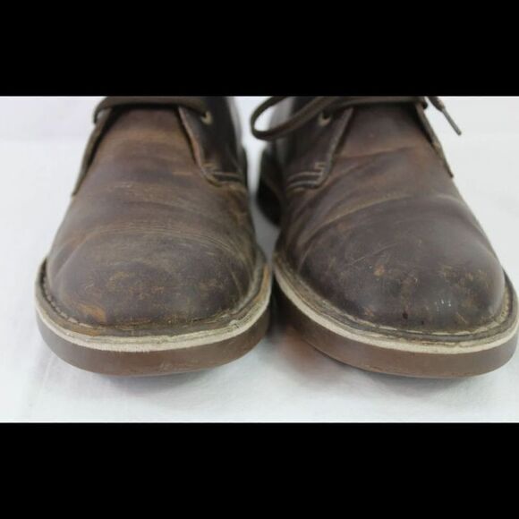 CLARKS Original Desert Boot Chukka men Brown Leather Lace Distressed 9. main image 5